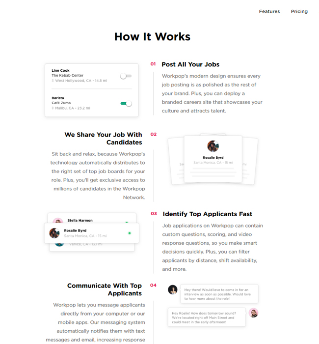 Workpop | Jobs Board Design | Website Portfolio | Diginow
