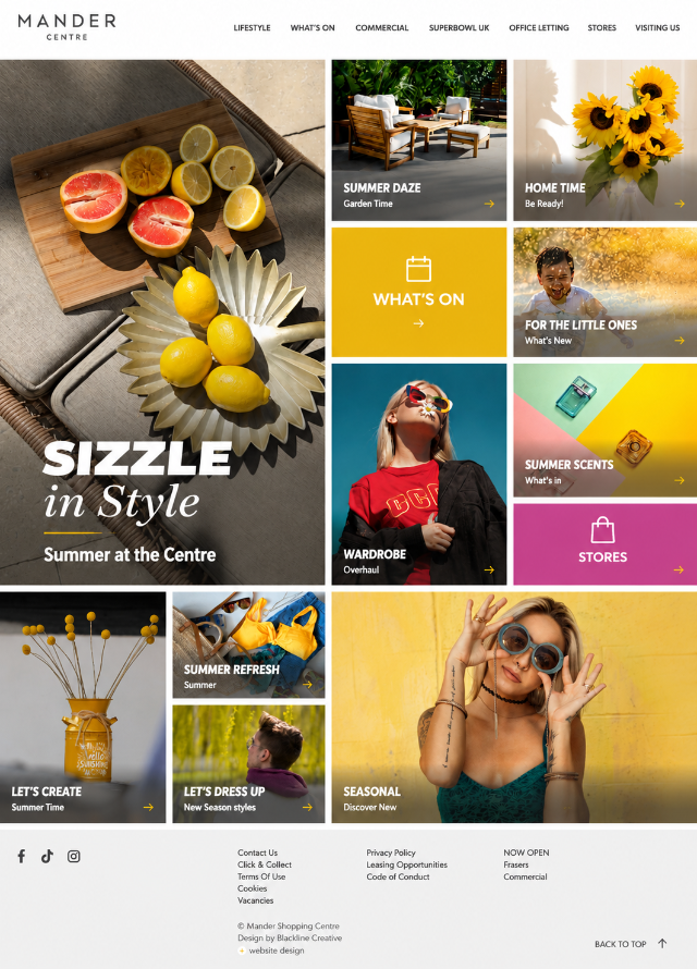 Mander Centre’s website needed to serve a wide range of audiences — from everyday shoppers and visitors to retailers and commercial partners.